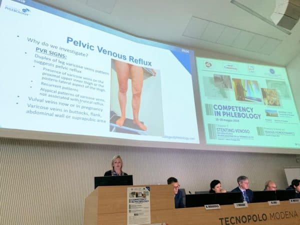 Ultrasound Assessment of Pelvic Reflux &ndash; Angie White of The Whiteley Clinic &ndash; Modena May 2019