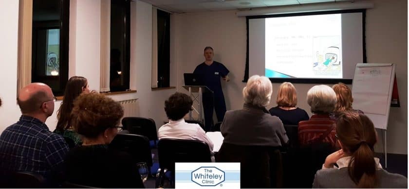 Pelvic pain and pelvic congestion syndrome - lecture by Prof Mark Whiteley Surrey Research Seminar series - 22 Feb 2017