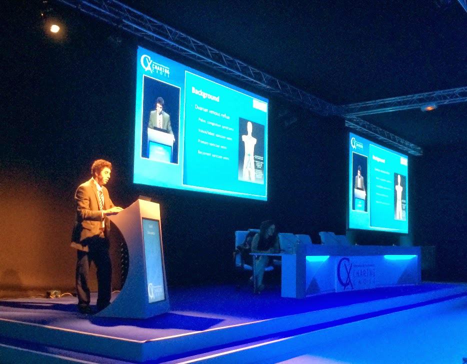 Scott dos Santos presenting his research