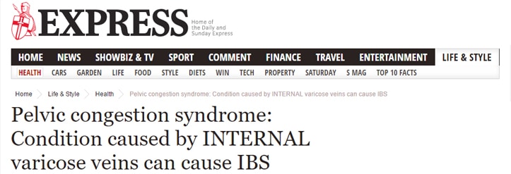 Express - PCS cause symptoms similar to IBS