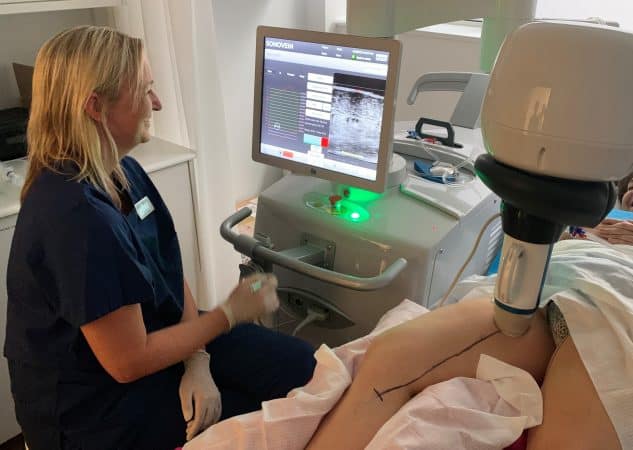 Angie White &ndash; Vascular Technologist at The Whiteley Clinic with Echotherapy Sonovein