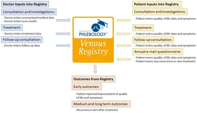 College of Phlebology Venous Registry Doctor and Patient Inputs and Outcomes from Registry