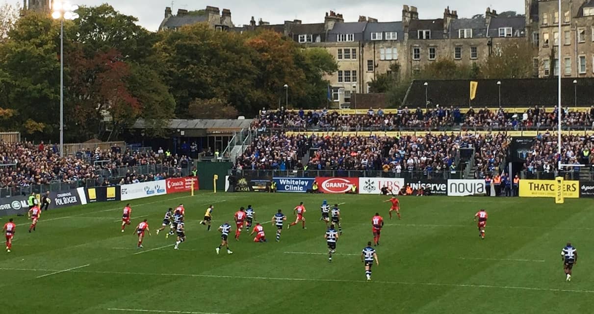 Bath Rugby v Worcester Warriors - The Whiteley Clinic were match day sponsors 7th October 2017
