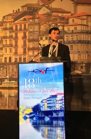 Harry Ashpitel - PhD Student at The Whiteley Clinic and University of Surrey - at EVF 2017 - Research into varicose veins treatments