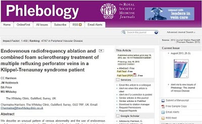 Klippel-Trenaunay syndrome