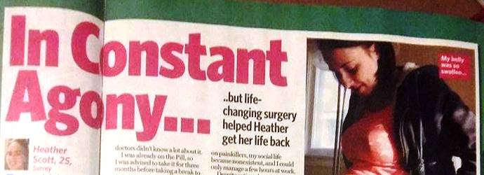 Pelvic pain cured. Pelvic congestion syndrome diagnosed at The Whiteley Clinic and Treated by Dr David Beckett of The Whiteley Clinic.