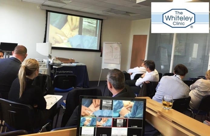 EVLT Varicose Veins Course - International Endovenous Laser Training Course at The Whiteley Clinic - March 2015