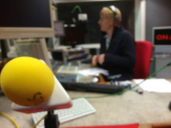 About to start interview with Dr Phil Hammond on BBC Radio Bristol about varicose veins and leg ulcers