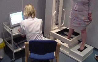 lymphoedema test using a Perometer