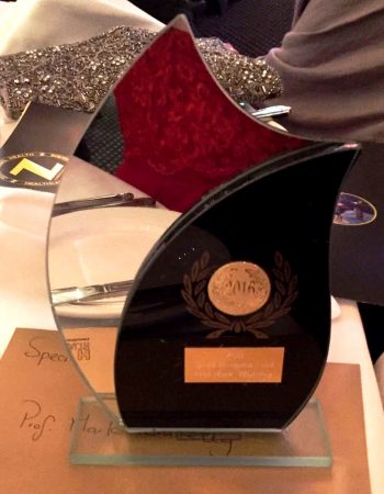 Special Recognition Award for Prof Mark Whiteley by Zenith Global Health