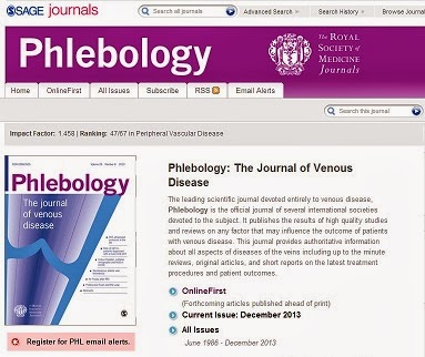 SAGE Journals Phlebology- False aneurysm in groin after EVLA treatment
