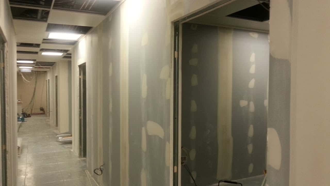 Scanning room - clinic being built in London