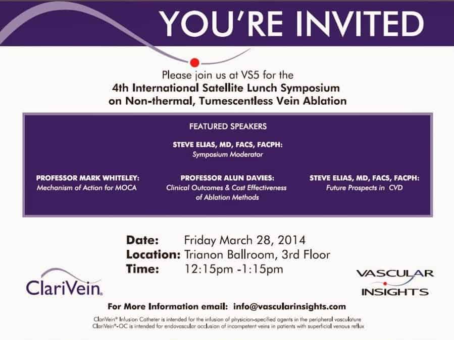 Venous Symposium invitation