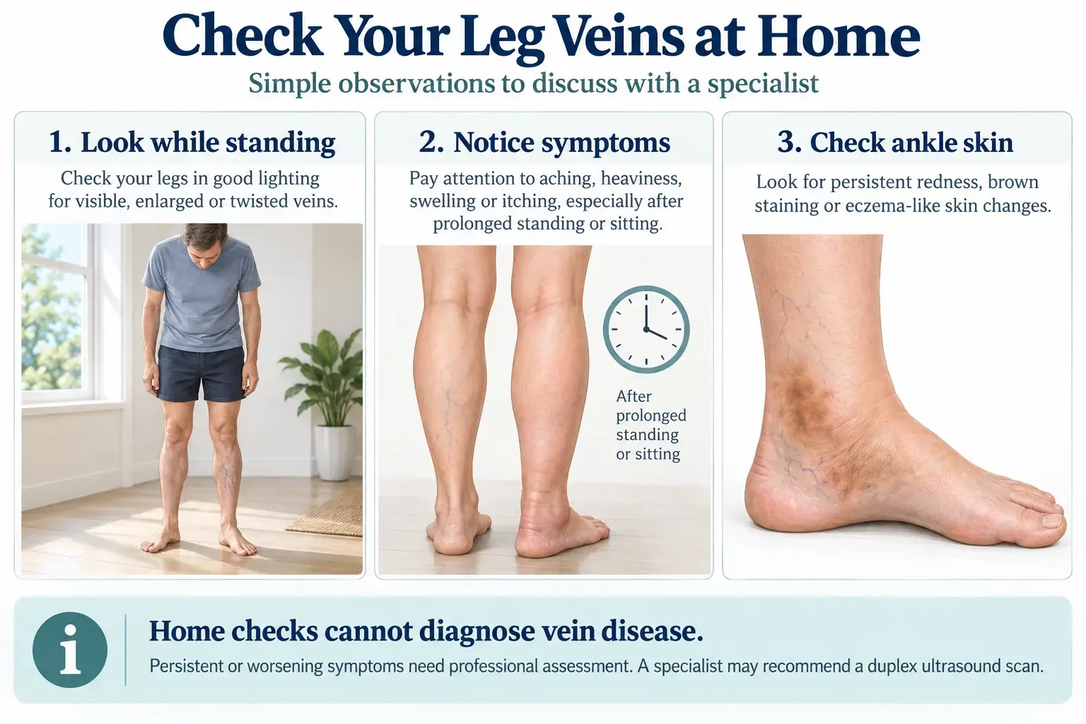 Simple Home Checks That May Help Identify Vein Problems