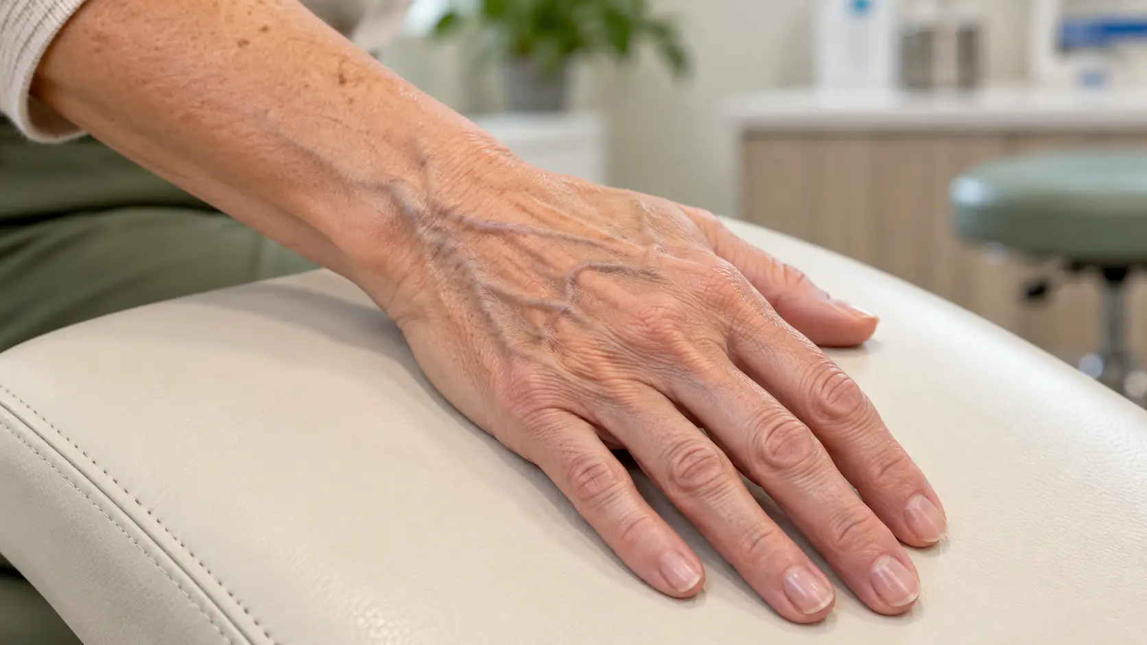 hand veins are common and often become more visible with age